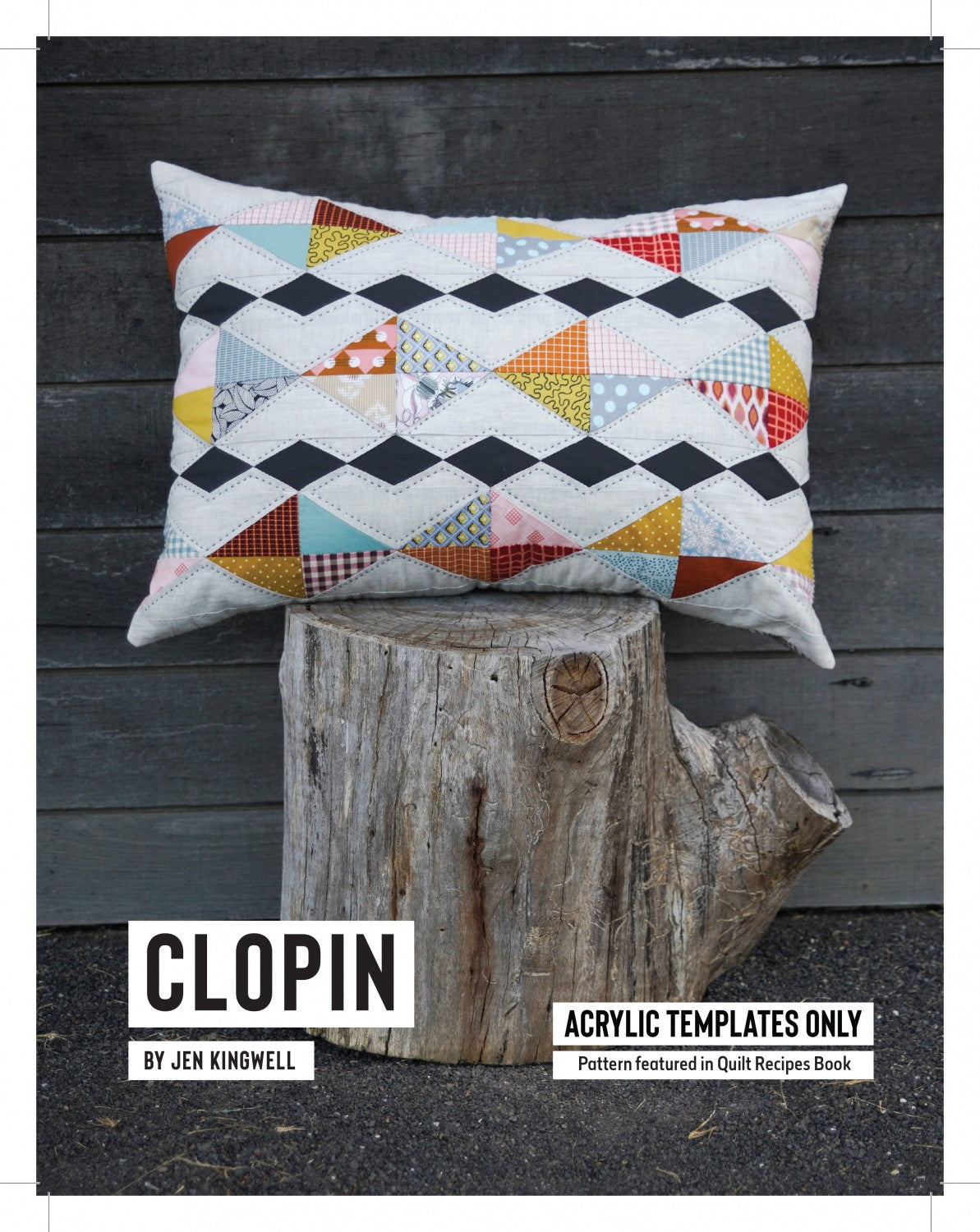 Clopin Cushion Acrylic Template Only by Jen Kingwell Designs - Special Order