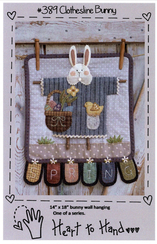Clothesline Bunny # HTH389- Special Order