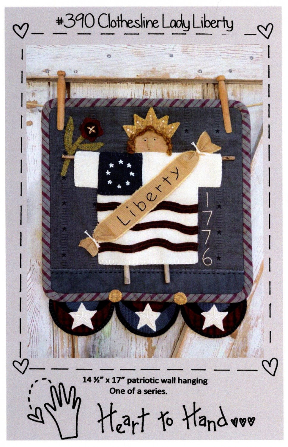Clothesline Lady Liberty # HTH390- Special Order