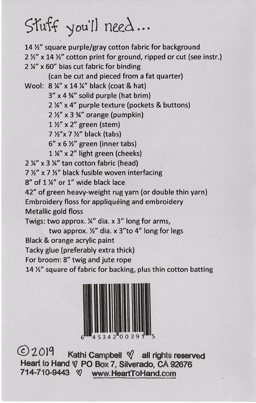 Clothesline Witch # HTH391- Special Order