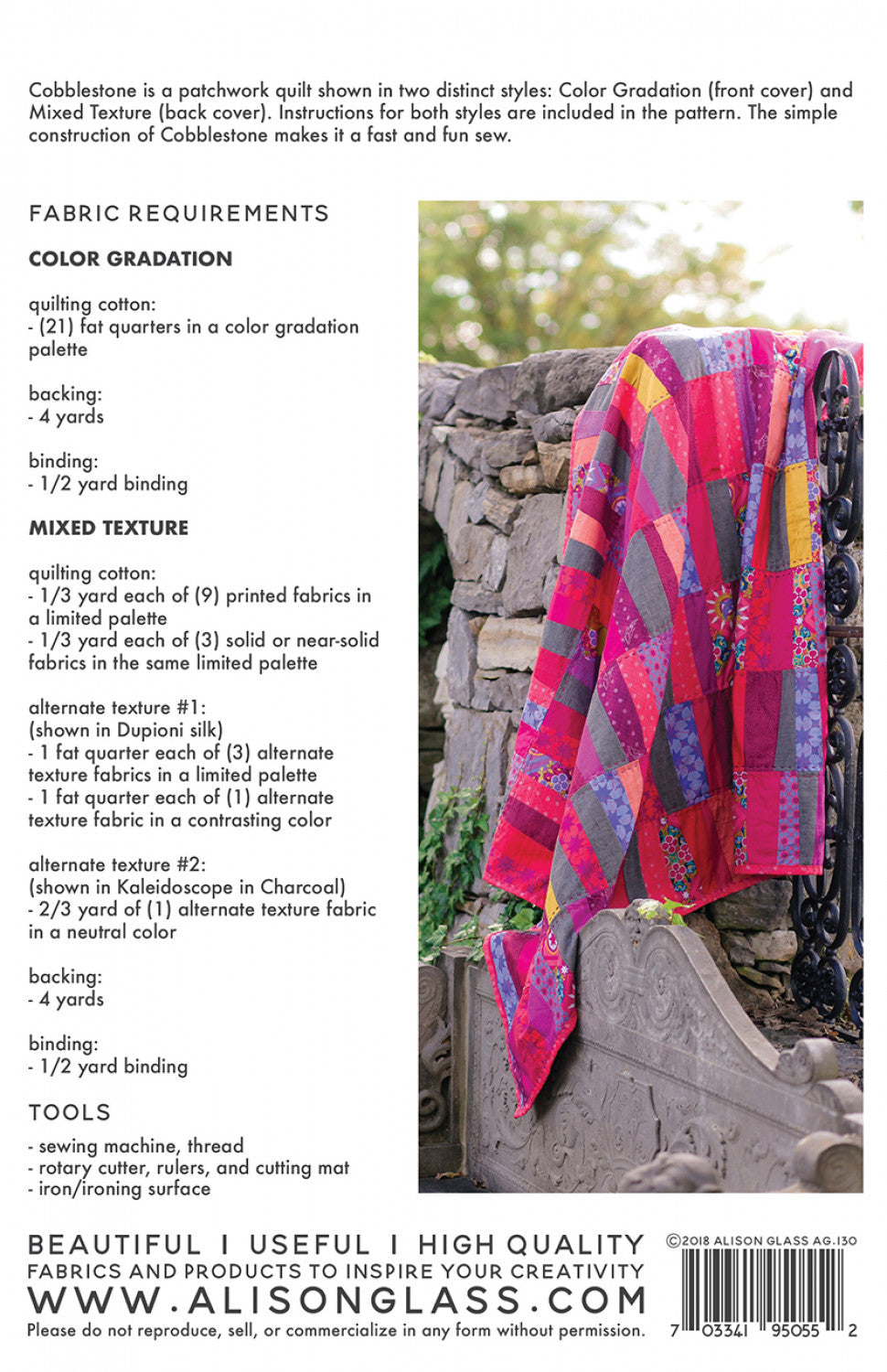 Cobblestone Quilt Pattern by Alison Glass