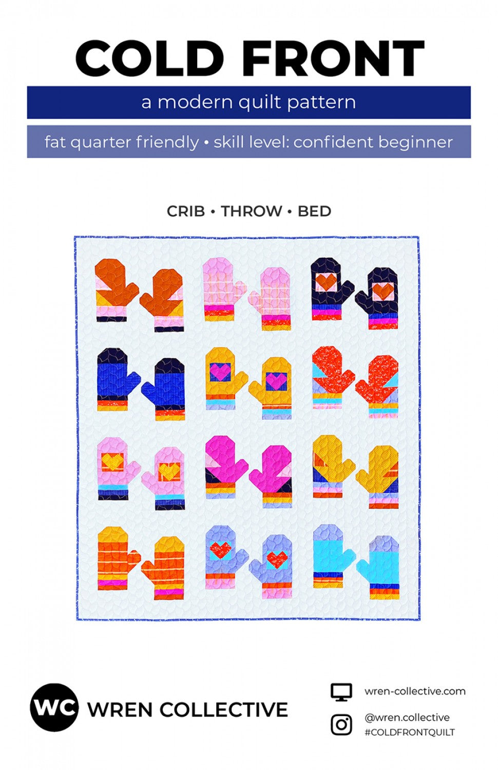 Cold Front Quilt Pattern by Wren Collective - Estimated Arrival January 2026