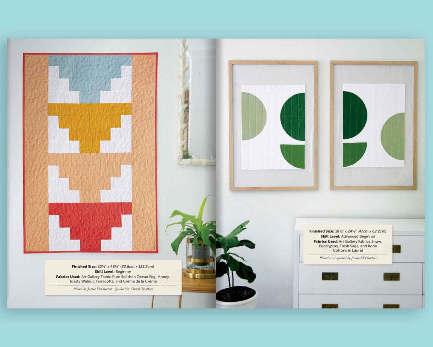 Color Block Quilt Making by Elizabeth Chappell