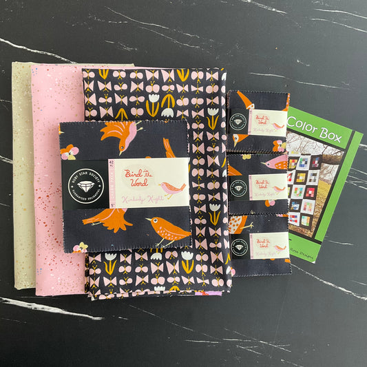 Color Box Quilt Kit featuring Bird is the Word by Kimberly Kight