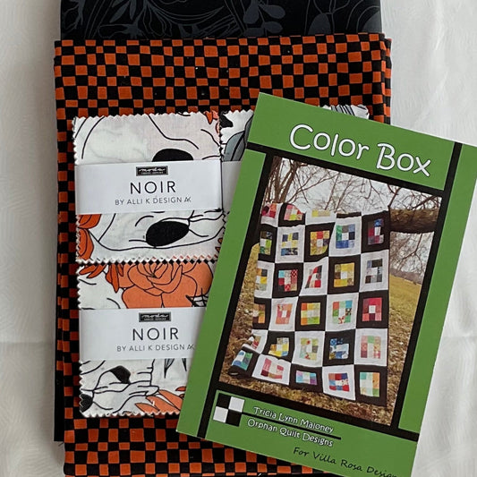 Color Box Quilt Kit featuring Noir by Alli K Design