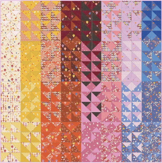 Color Chaos Quilt Pattern by Then Came June