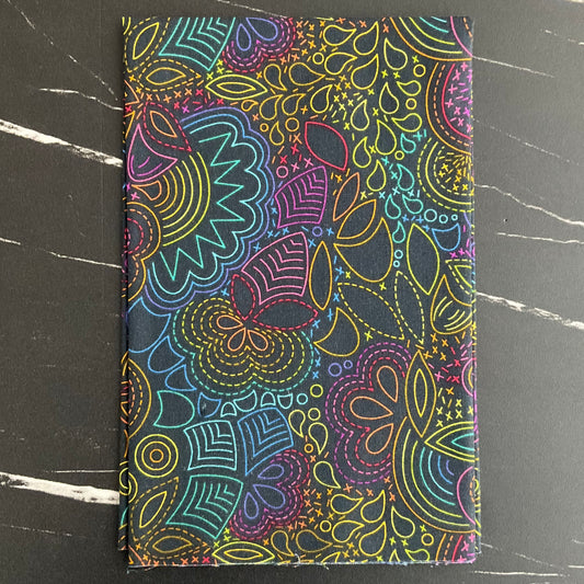 Color Wheel by Alison Glass : Rainbow Stitched Night A1446-K