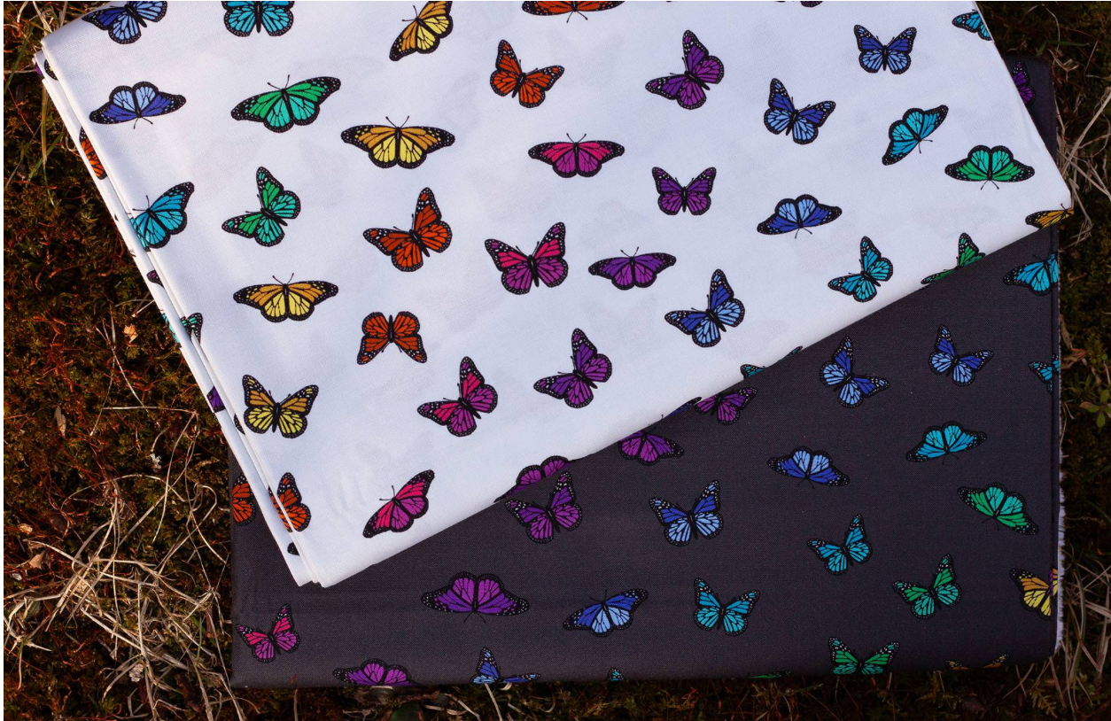 Color Wheel by Alison Glass : Through The Kaleidoscope Light Quilt Kit