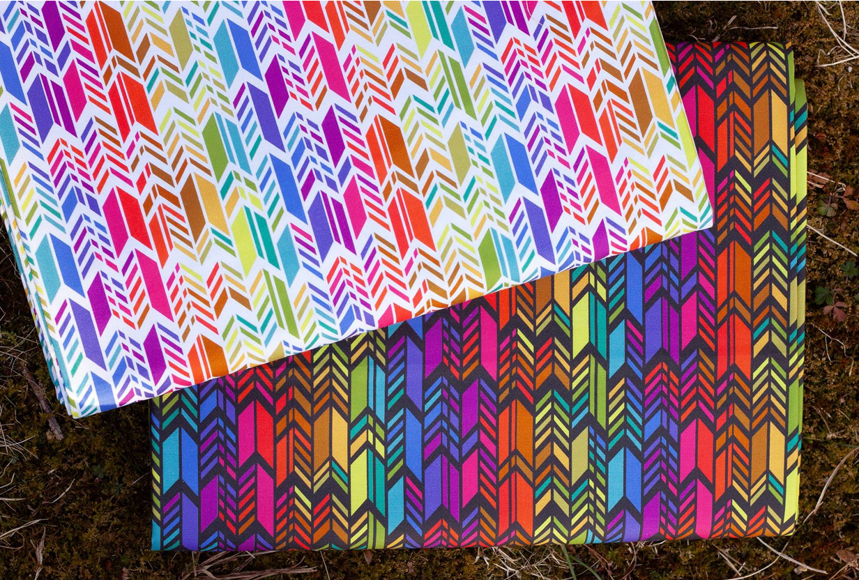 Color Wheel by Alison Glass : Through The Kaleidoscope Light Quilt Kit