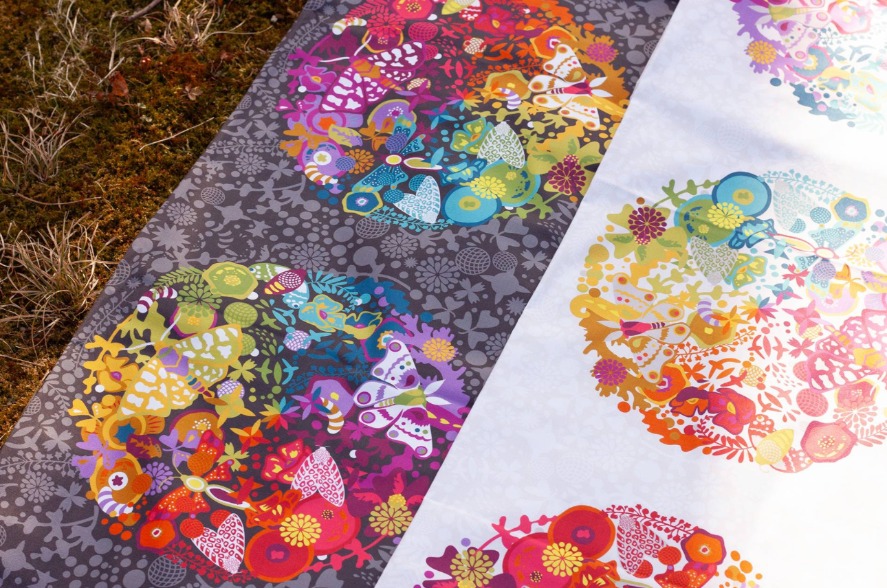 Color Wheel by Alison Glass : Through The Kaleidoscope Light Quilt Kit