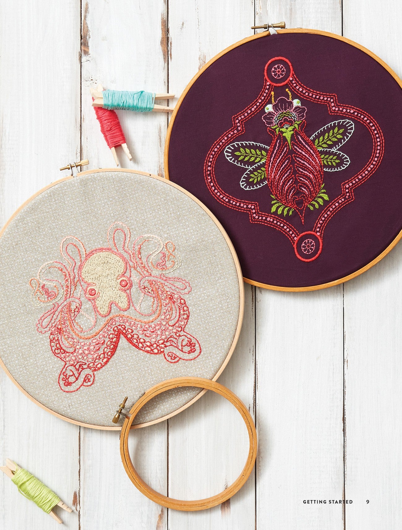 Coloring with Thread by Tula Pink