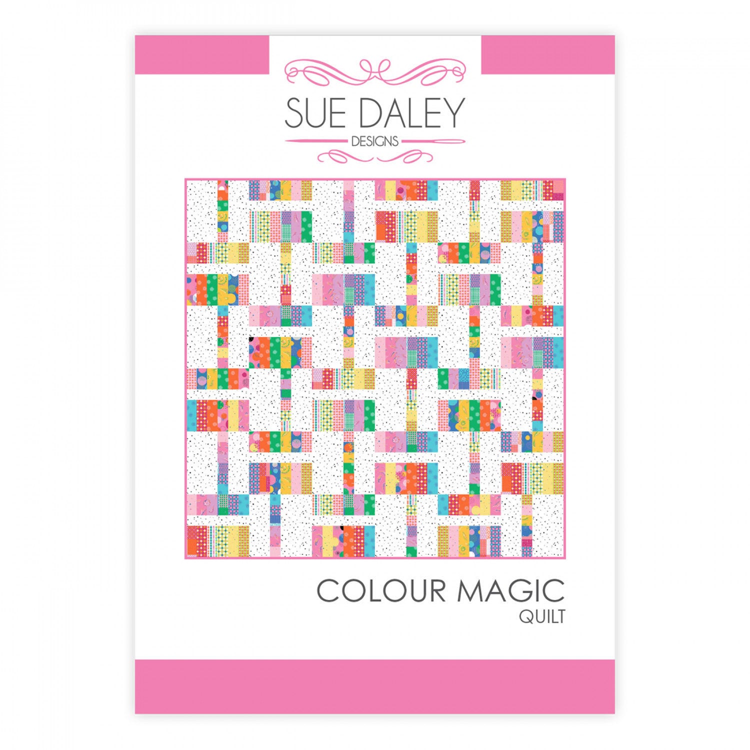 Colour Magic Quilt Pattern by Sue Daley