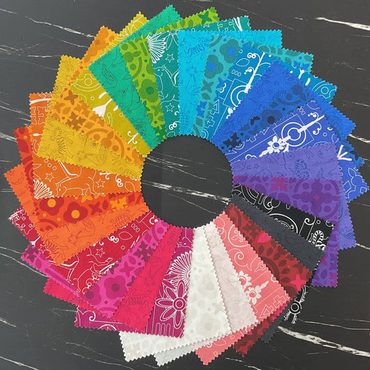 Confetti Runner Kit featuring Sun Print 2025 by Alison Glass
