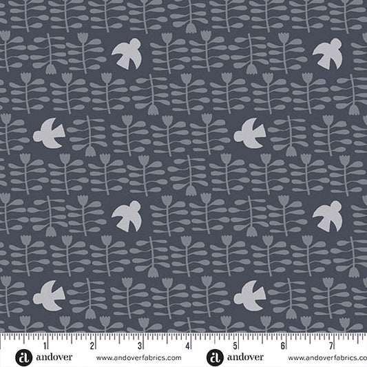 Conway Cottage by Karen Lewis Textiles : Amongst the Flowers Oxford A1417-B