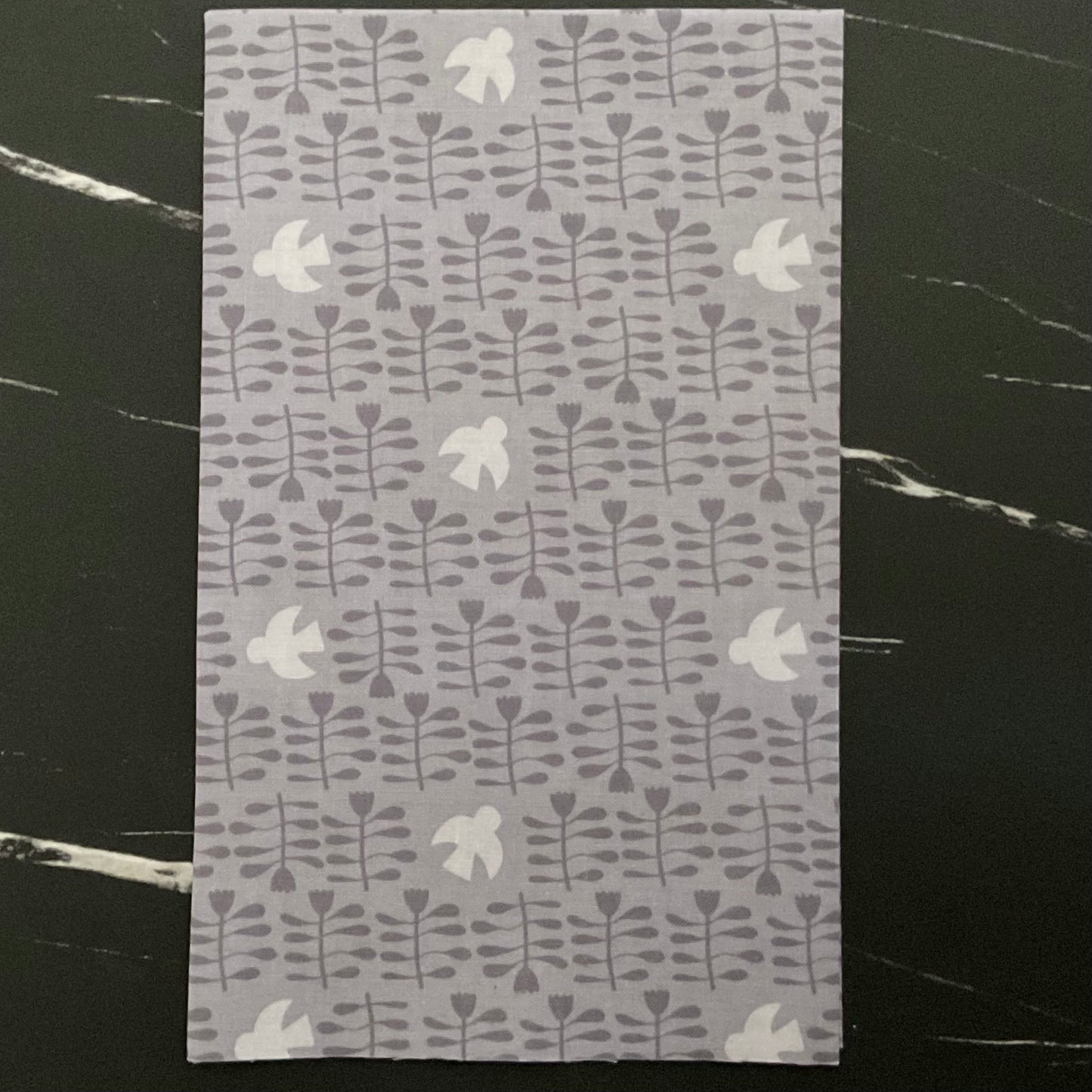 Conway Cottage by Karen Lewis Textiles : Amongst the Flowers Grey A1417-C