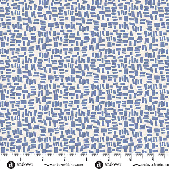 Conway Cottage by Karen Lewis Textiles : Cobblestone Blue A1421-B