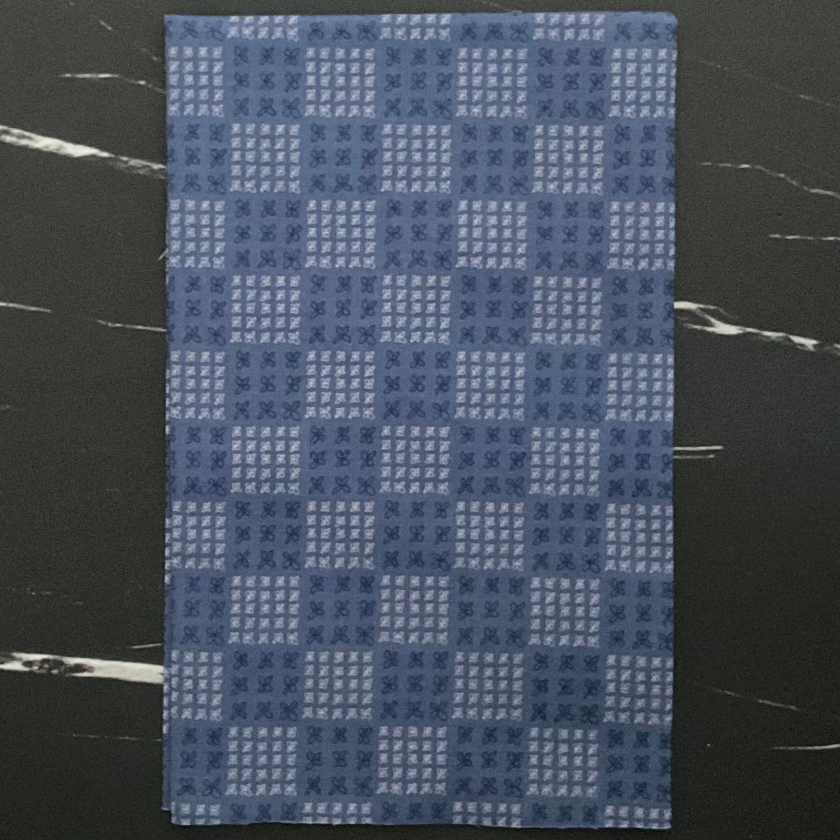 Conway Cottage by Karen Lewis Textiles : Flower Box Blue A1419-B