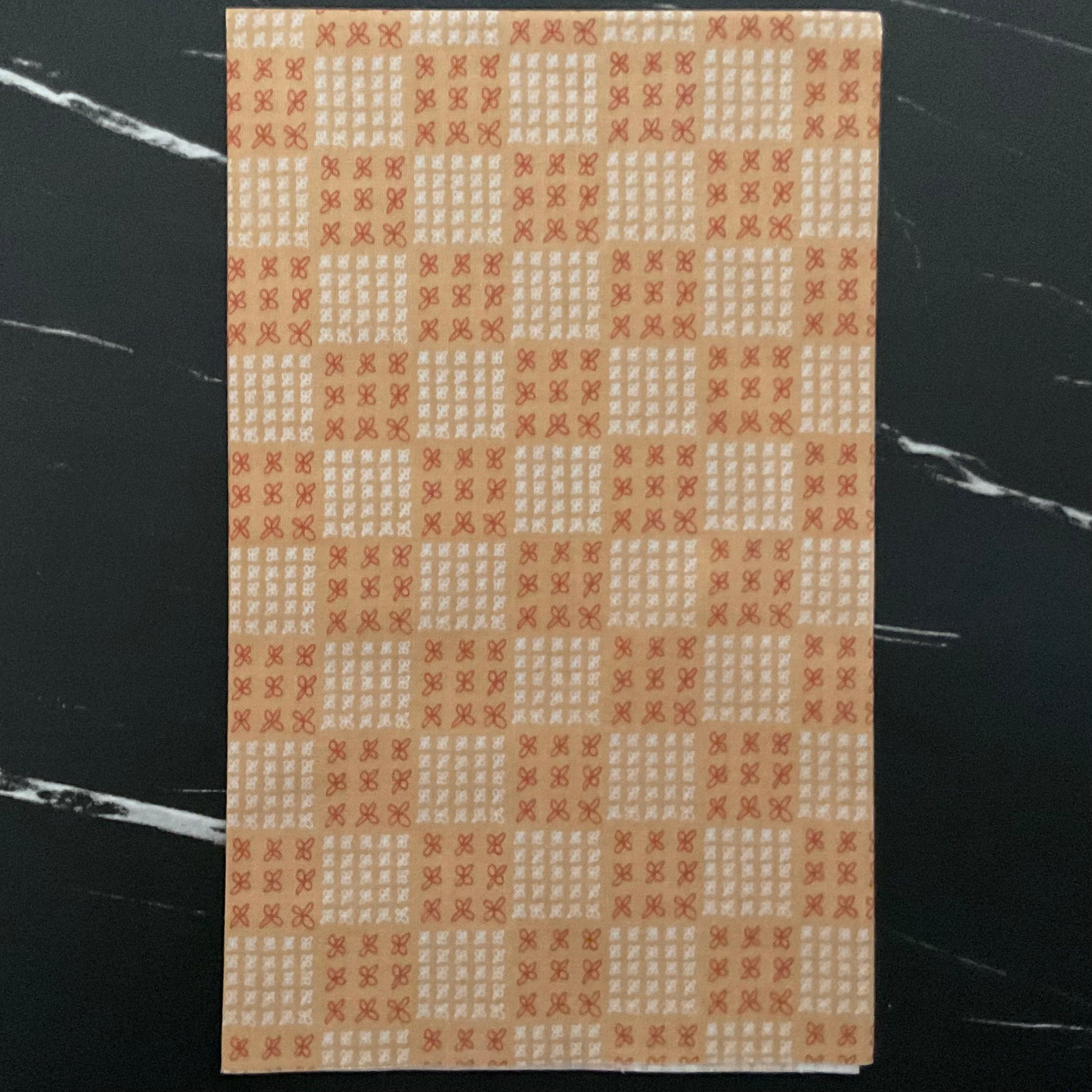 Conway Cottage by Karen Lewis Textiles : Flower Box Pale Ginger A1419-O