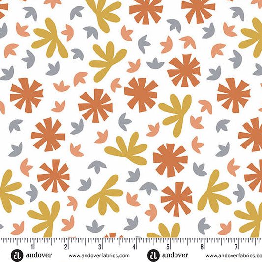 Conway Cottage by Karen Lewis Textiles : Meadow White A1416-L