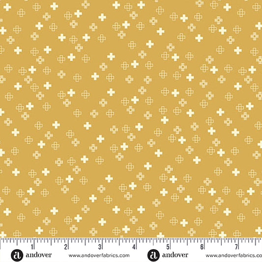 Conway Cottage by Karen Lewis Textiles : Plus Point Yellow A1418-Y