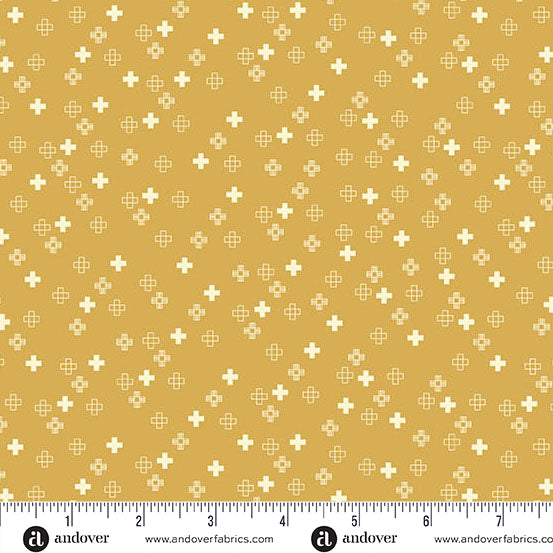 Conway Cottage by Karen Lewis Textiles : Plus Point Yellow A1418-Y