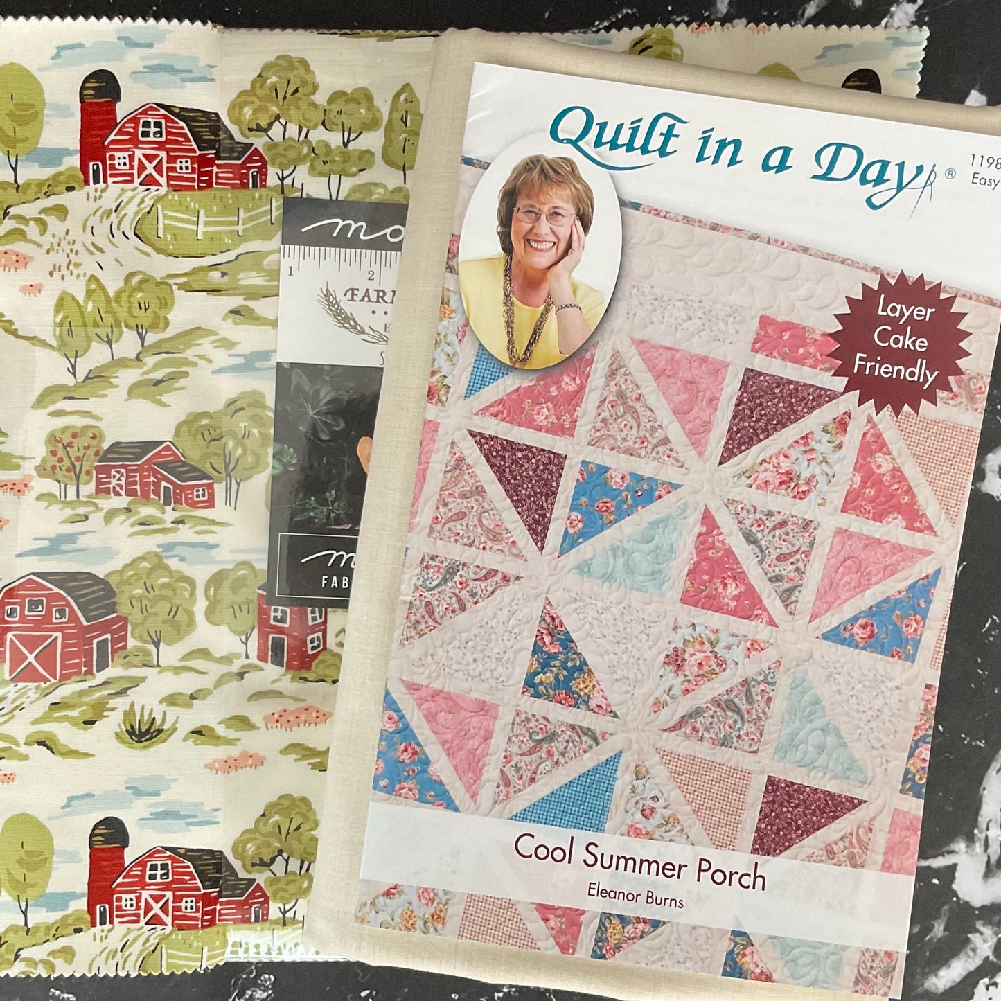 Cool Summer Porch featuring Farmstead by Stacy Iest Hsu - Quilt Kit