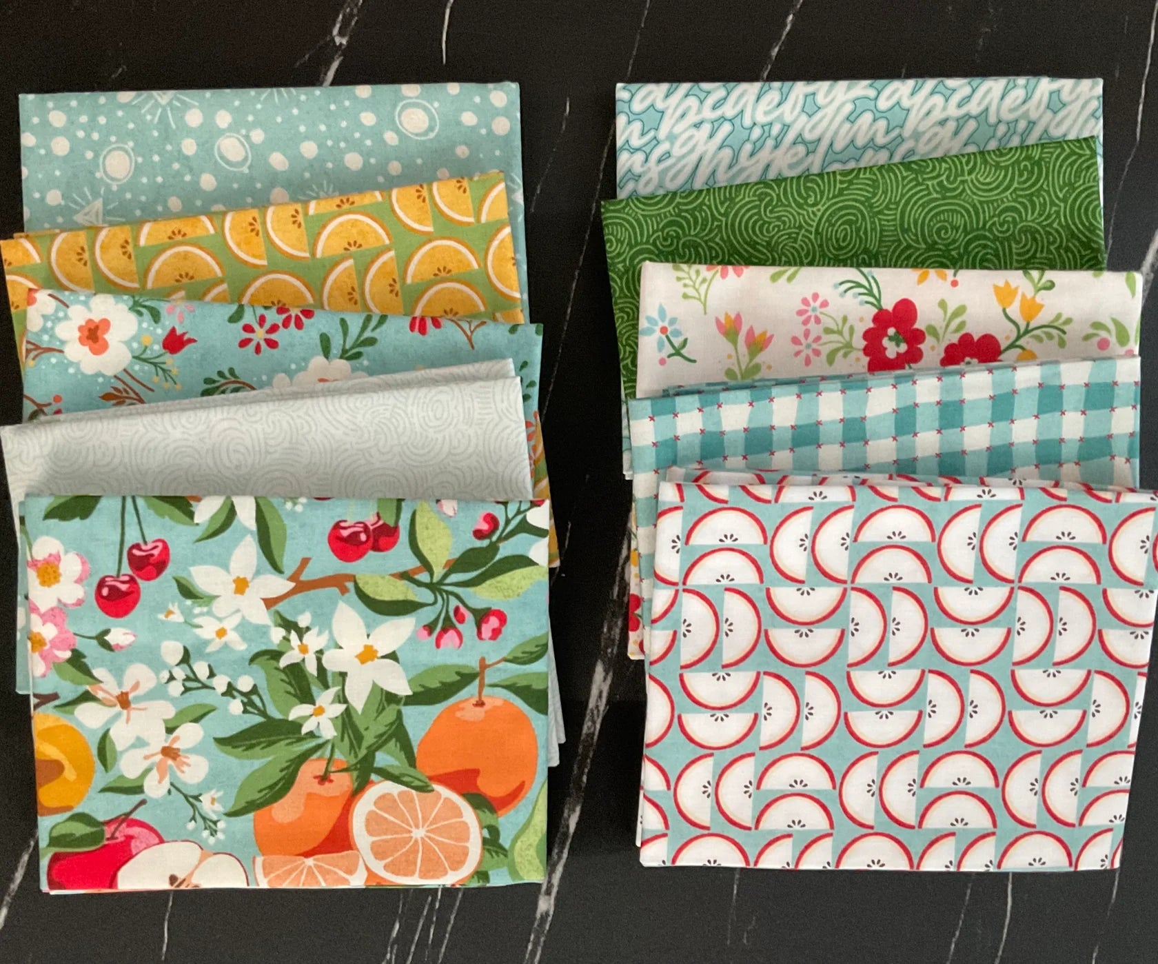 Cool Summer Porch featuring Fruit Loop by Basic Grey - Quilt Kit