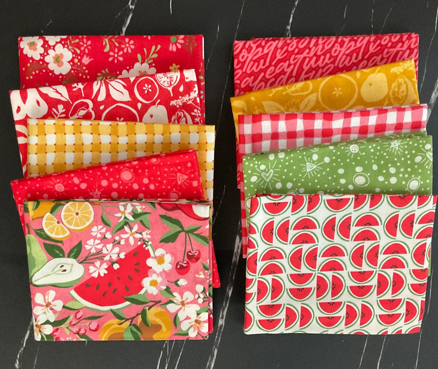 Cool Summer Porch featuring Fruit Loop by Basic Grey - Quilt Kit