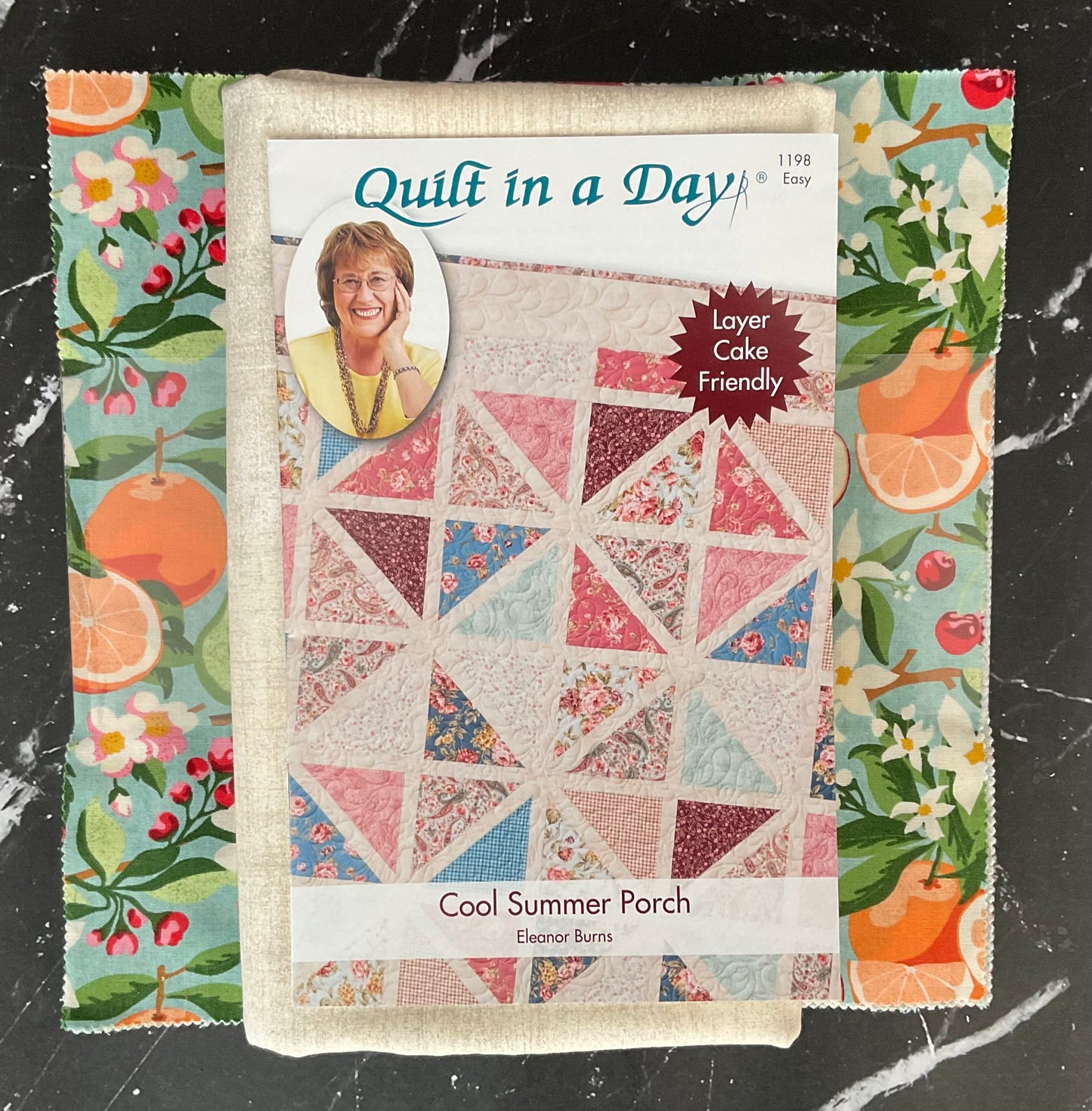Cool Summer Porch featuring Fruit Loop by Basic Grey - Quilt Kit