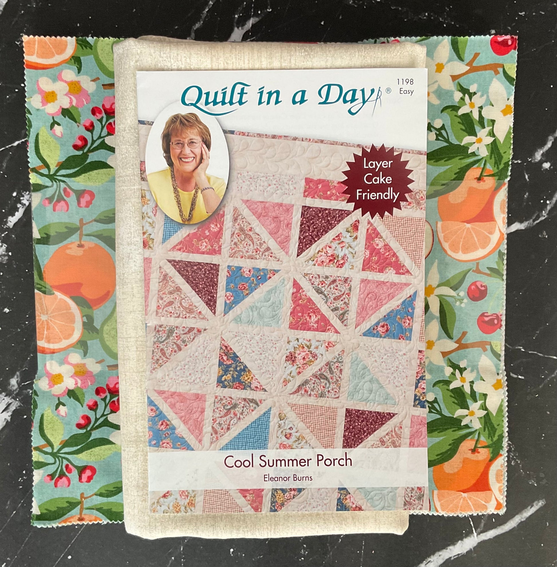 Cool Summer Porch featuring Fruit Loop by Basic Grey - Quilt Kit