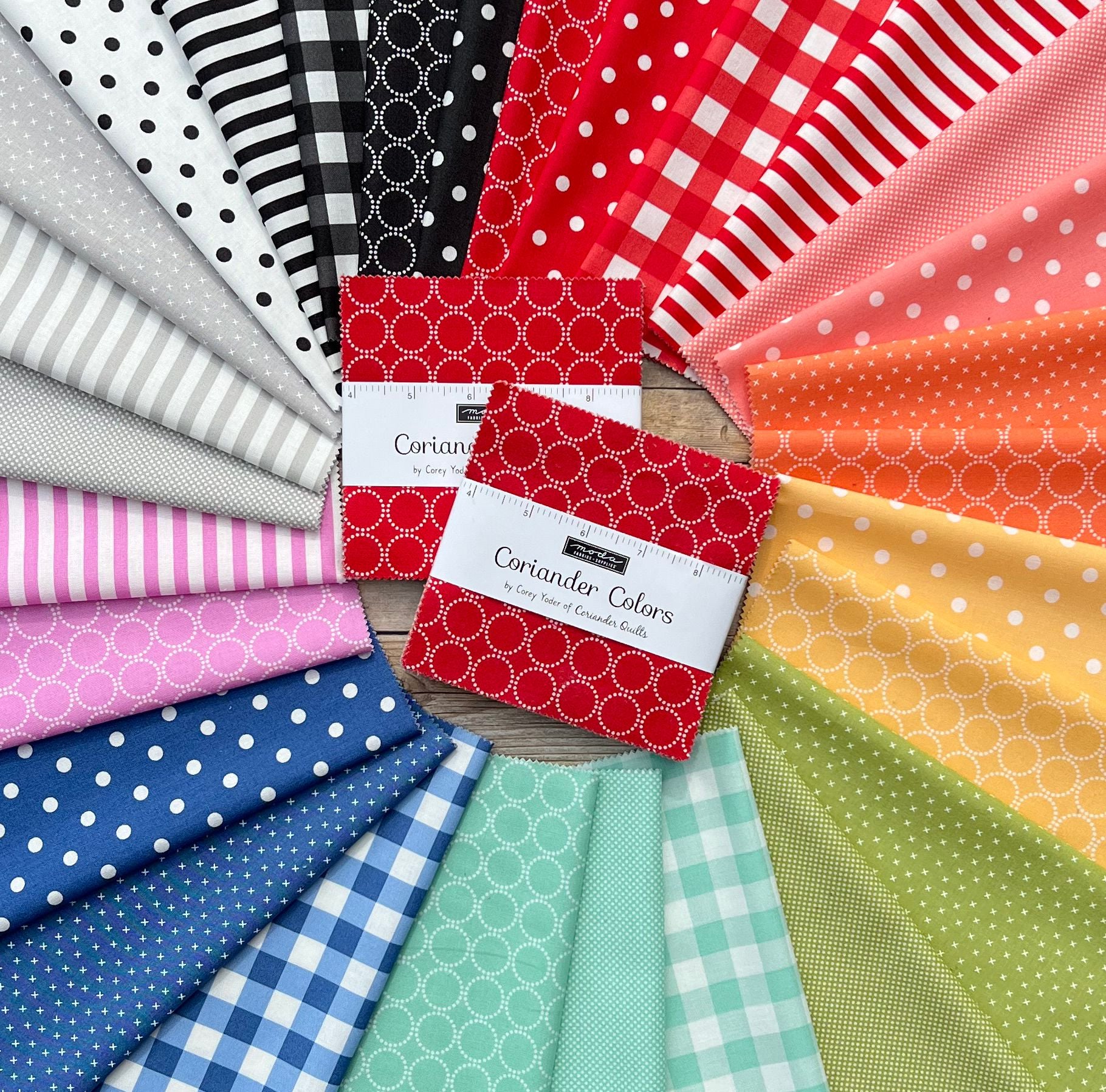 Coriander Colors by Corey Yoder: Mini Charm Pack