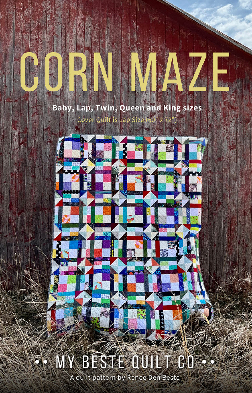 Corn Maze Quilt Pattern by My Beste Quilt Co.