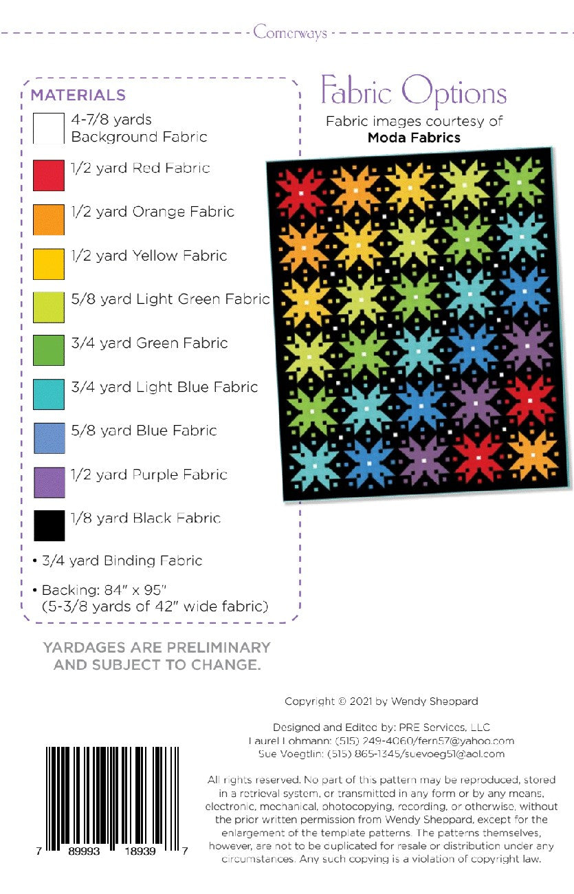 Cornerways Quilt Pattern by Wendy Sheppard