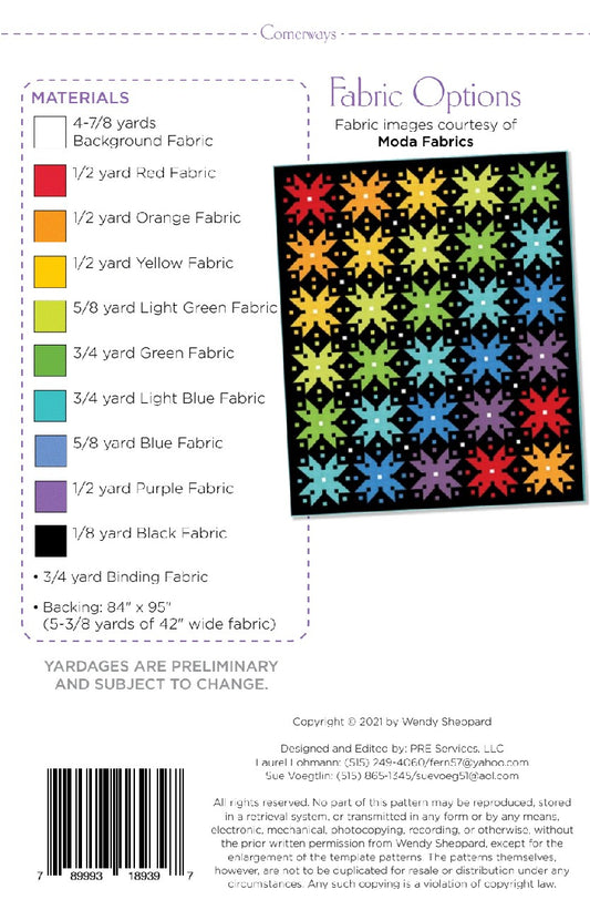 Cornerways Quilt Pattern by Wendy Sheppard