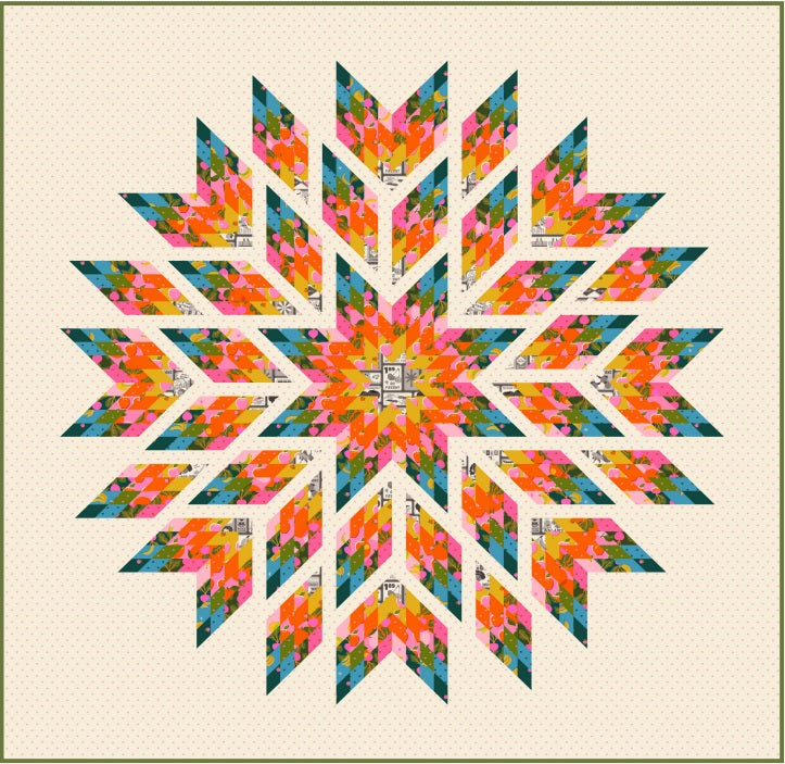 Cosmic Feathers Quilt Pattern by Taralee Quiltery