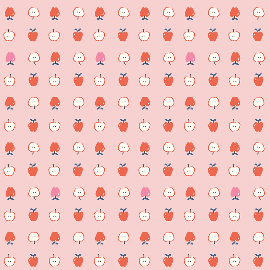 Cotton Nook by Minki Kim : Apples Pink 17972-PINK