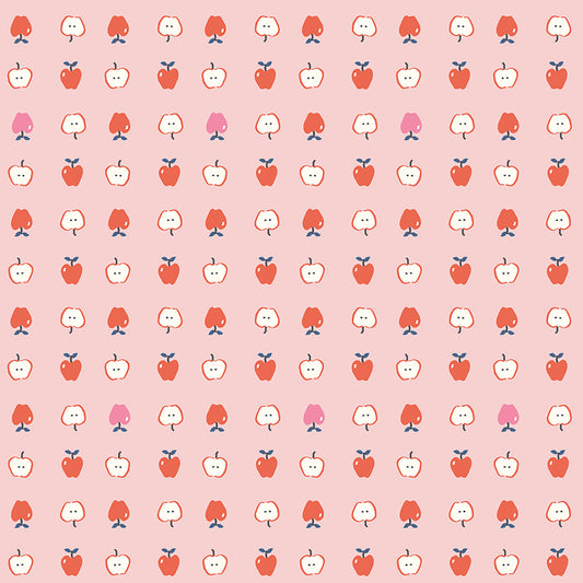 Cotton Nook by Minki Kim : Apples Pink 17972-PINK