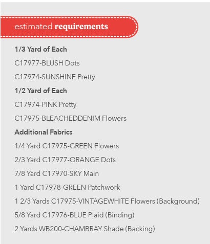 Cotton Nook by Minki Kim : Boho Kisses Quilt Kit