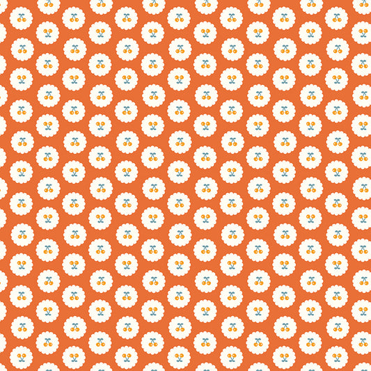 Cotton Nook by Minki Kim : Cherries Orange C17973-ORANGE