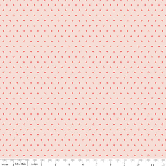 Cotton Nook by Minki Kim : Dots Blush C17977-BLUSH