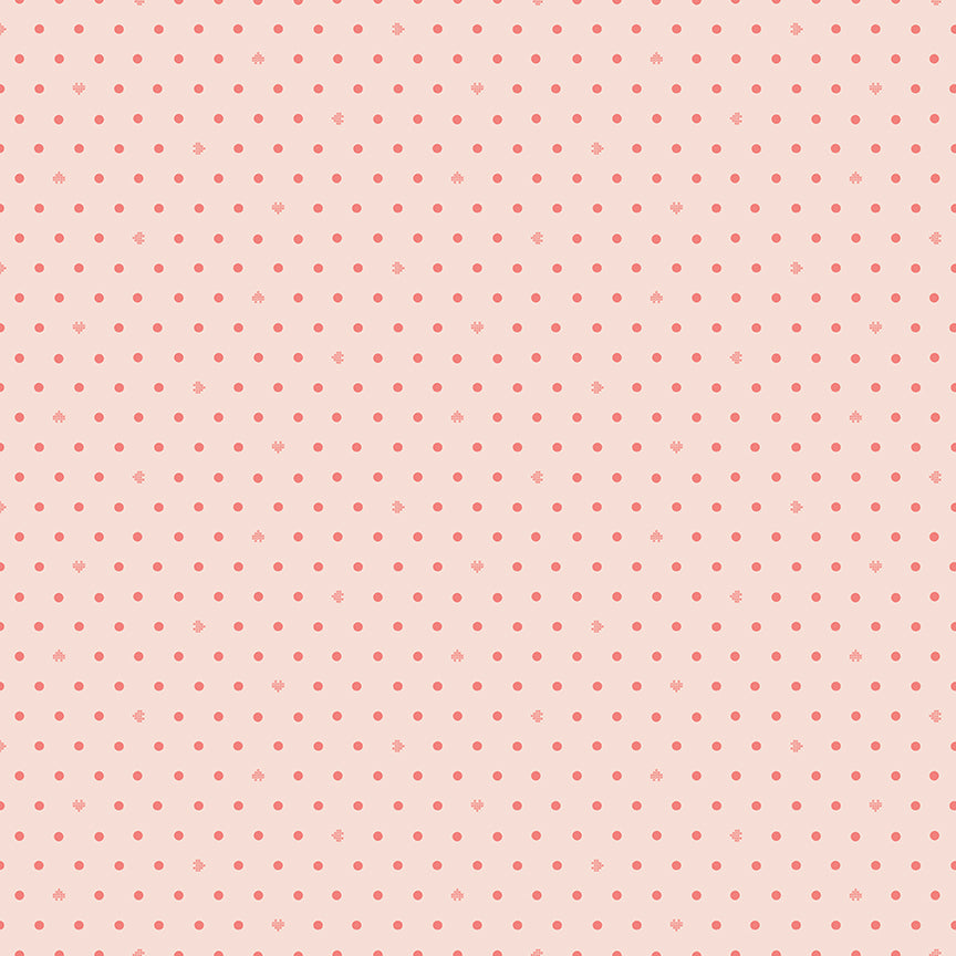 Cotton Nook by Minki Kim : Dots Blush C17977-BLUSH