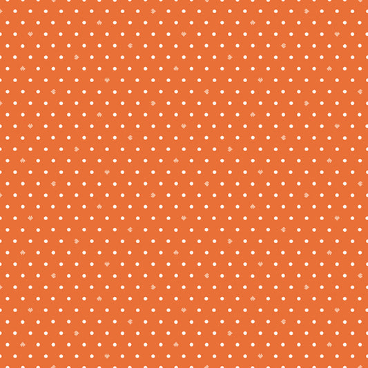 Cotton Nook by Minki Kim : Dots Orange C17977-ORANGE
