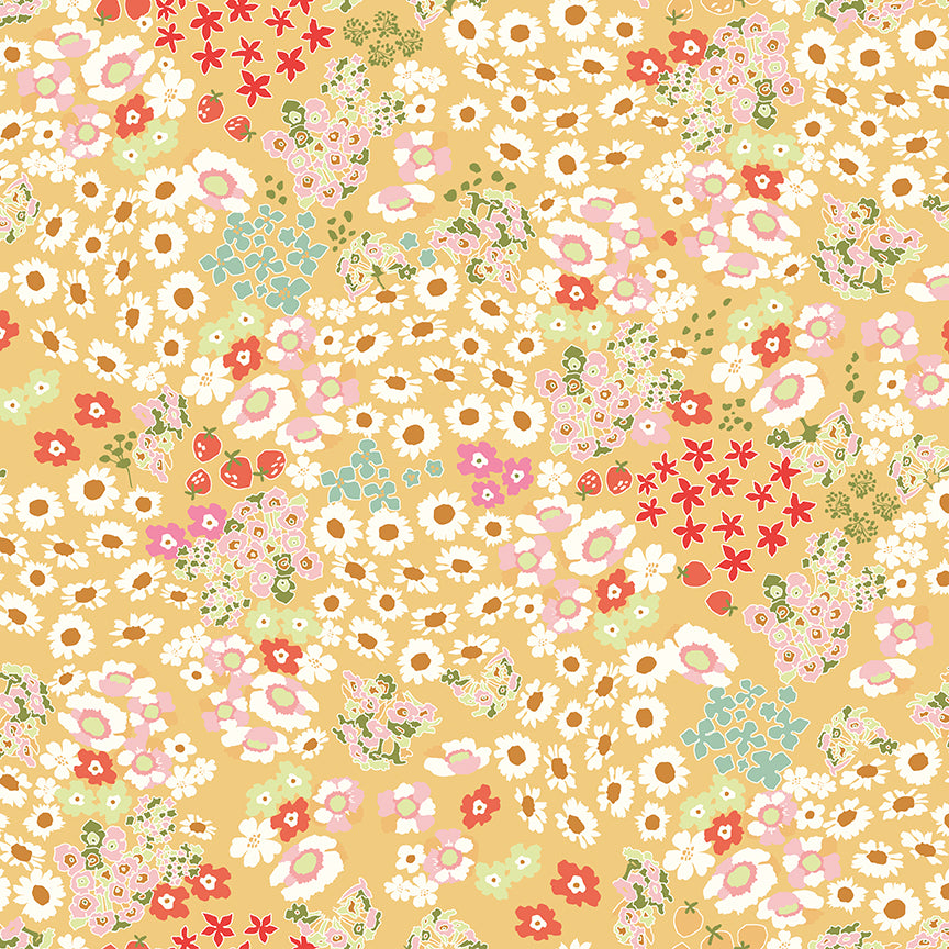 Cotton Nook by Minki Kim : Flowerbed Yellow C17971-YELLOW