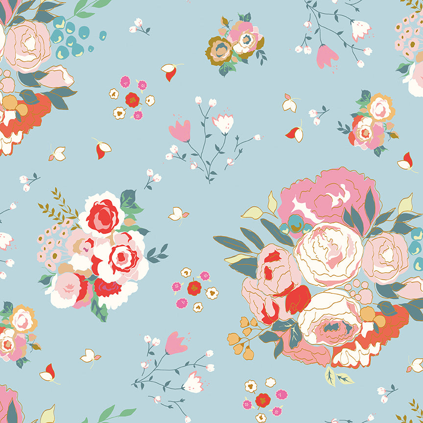 Cotton Nook by Minki Kim : Main Sky C17970-SKY