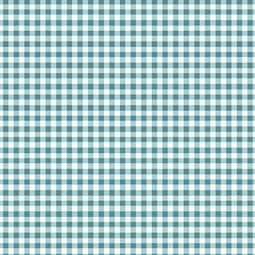 Cotton Nook by Minki Kim : Plaid Blue C17976-BLUE
