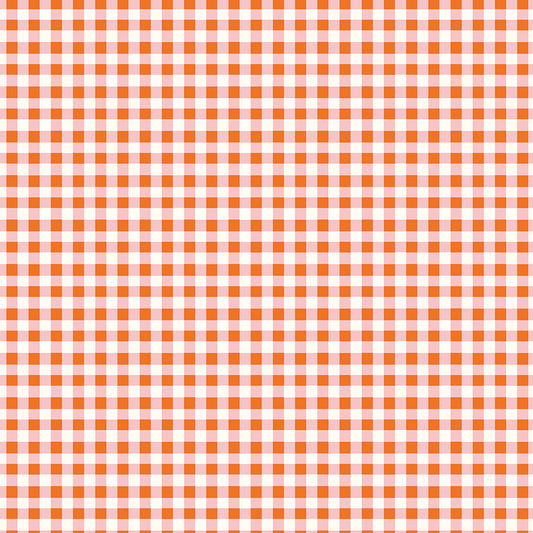 Cotton Nook by Minki Kim : Plaid Orange C17976-ORANGE