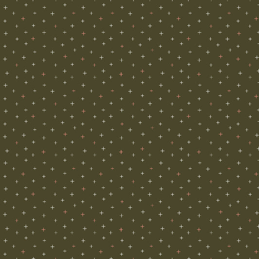 Cotton + Steel Basics : Be Positive Moss CS108-MO14 (Estimated Arrival February 2026)