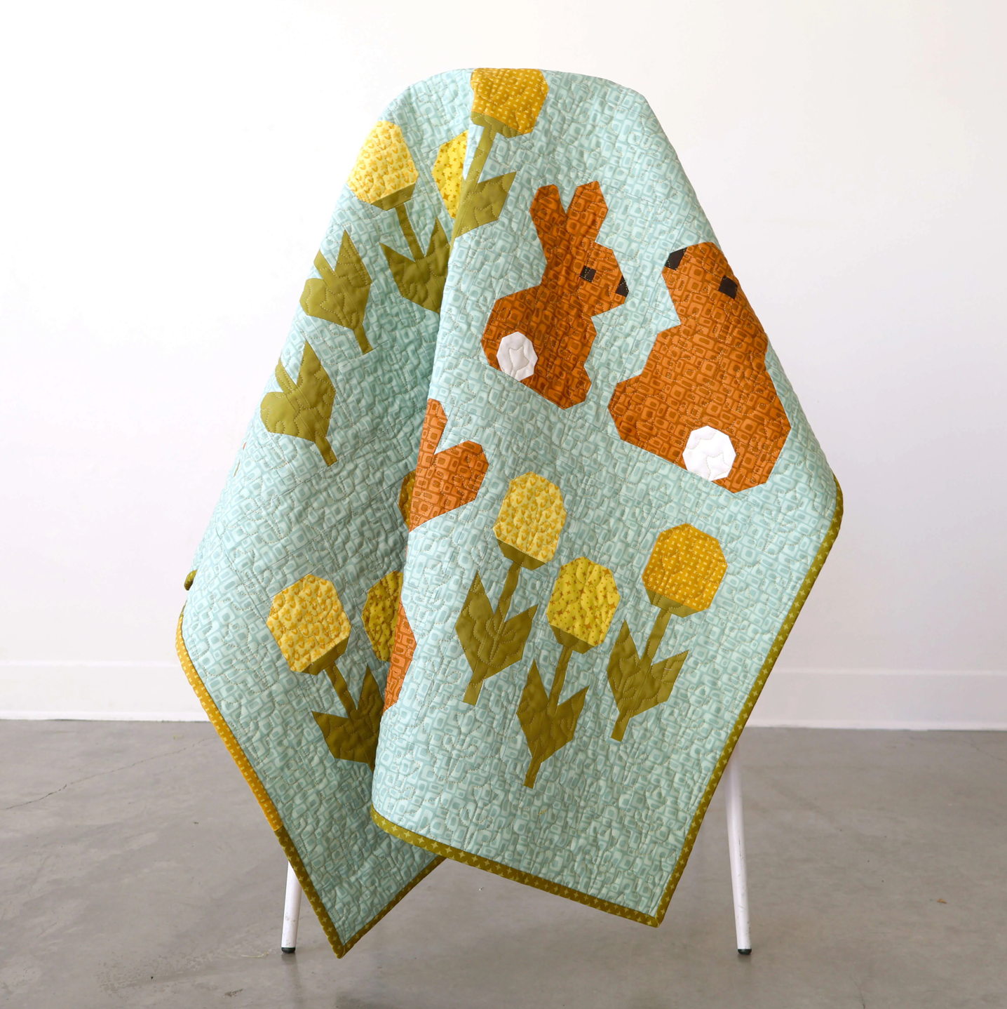 Cottontails Quilt Pattern featuring Scenery by Elizabeth Hartman - Estimated Arrival Feb. 2026