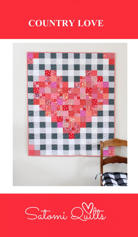 Country Love Quilt Pattern by Satomi Quilts