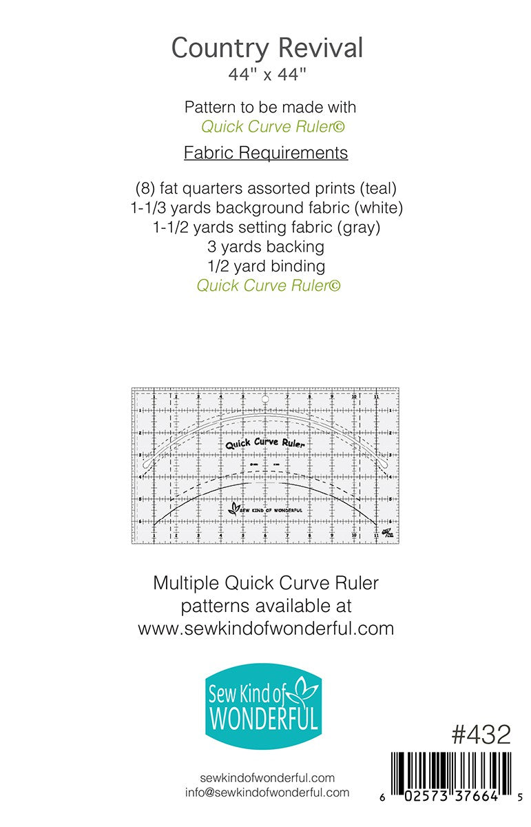 Country Revival Quilt Pattern by Sew Kind of Wonderful